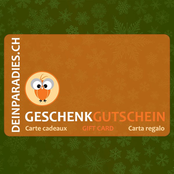 Geschenkgutschein | Geschenkkarte Deinparadies.ch bei Deinparadies.ch