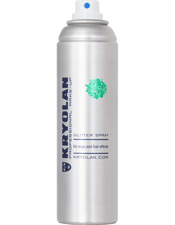 Hairspray glitter effect - green - Kryolan