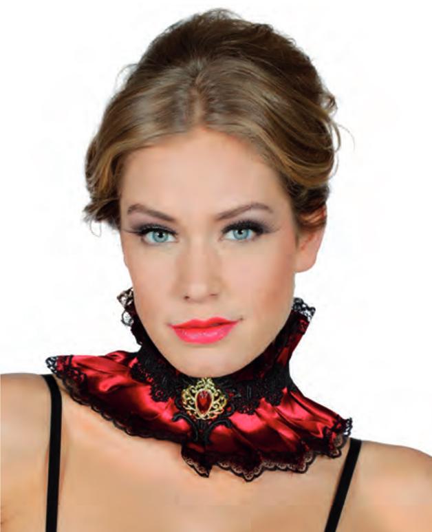 Bordeaux collar with stones at Wilbers costumes Deinparadies.ch
