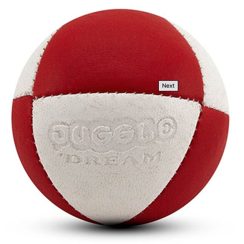 Balle de jonglerie Dream Sport Eights 125g - Rouge - Juggle Dream