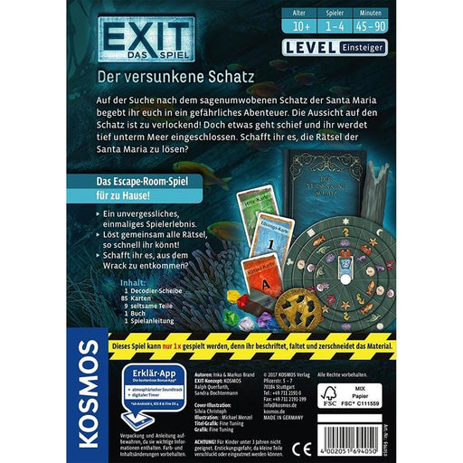 EXIT - Das Spiel: Der versunkene Schatz Kosmos bei Deinparadies.ch