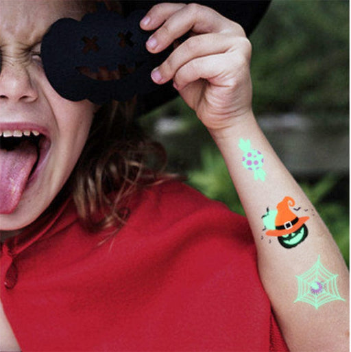Leuchtende Tattoos für Halloween Deinparadies.ch bei Deinparadies.ch