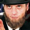 Lincoln pleine barbe cheveux humains Maskworld à Deinparadies.ch