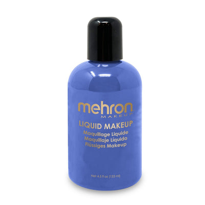 Mehron Liquid Makeup 130ml - blau - Mehron