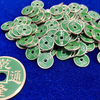 Mini Chinese Coin 14mm | N2G - Green - N2G
