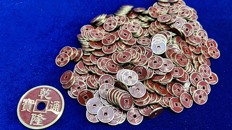 Mini Chinese Coin 14mm | N2G - Red - N2G