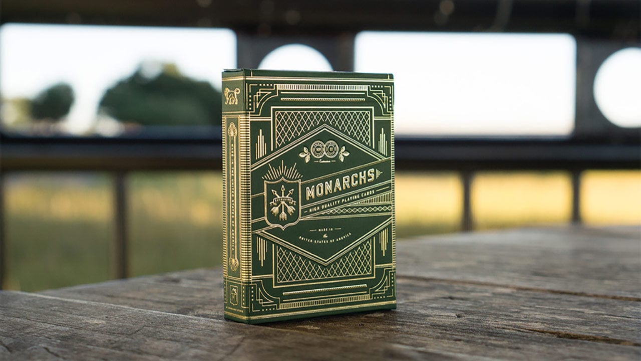 Monarch Playing Cards | Theory 11 - Green - theory11