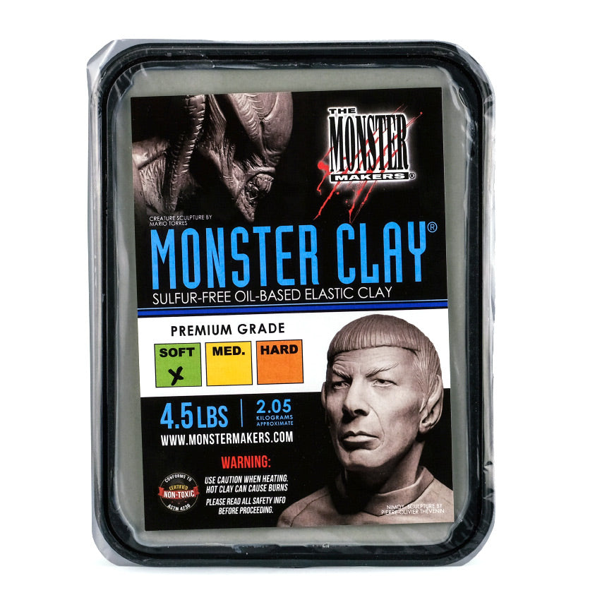 Argilla da modellare Monster Clay grigia 2,3 kg Creazioni di mostri Deinparadies.ch