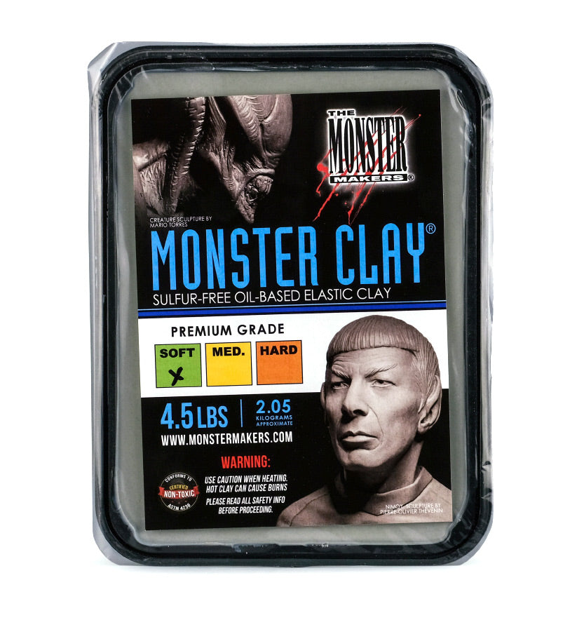 Monster Clay Modeling Clay Gray 2,3kg Monster Creations Deinparadies.ch