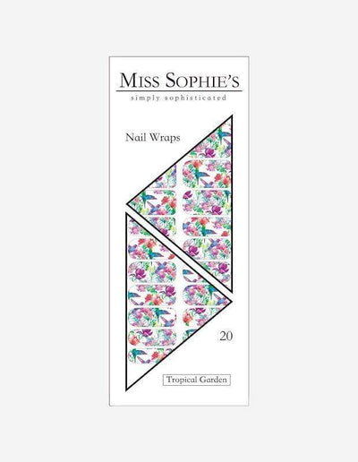 Nail Foils Printed Tropical Garden Miss Sophie's en Deinparadies.ch