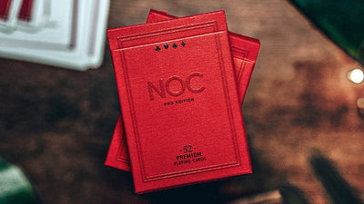 NOC 2021 Playing Cards Burgundy (Red) House of Playing Cards at Deinparadies.ch