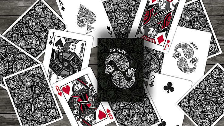 Paisley Playing Cards Workers Deck Black Deinparadies.ch consider Deinparadies.ch