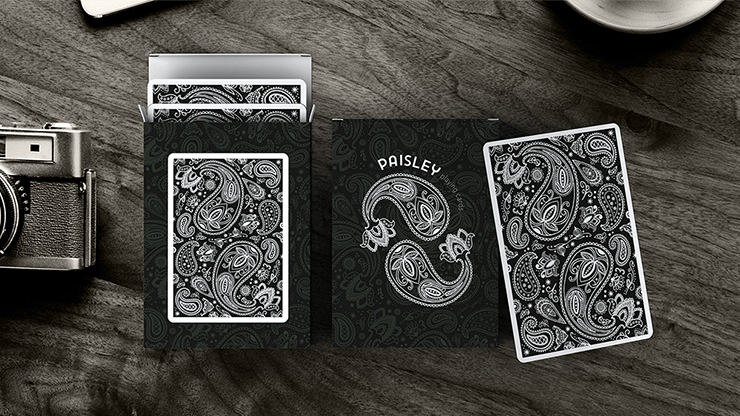 Baraja Paisley Playing Cards Workers Negra Deinparadies.ch en Deinparadies.ch