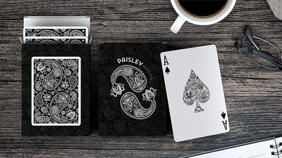 Paisley Playing Cards Workers Deck Black Deinparadies.ch consider Deinparadies.ch