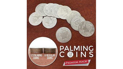 Palmier Coins Set of 12 (Half Dollar) Taiwan Ben Magic Shop at Deinparadies.ch