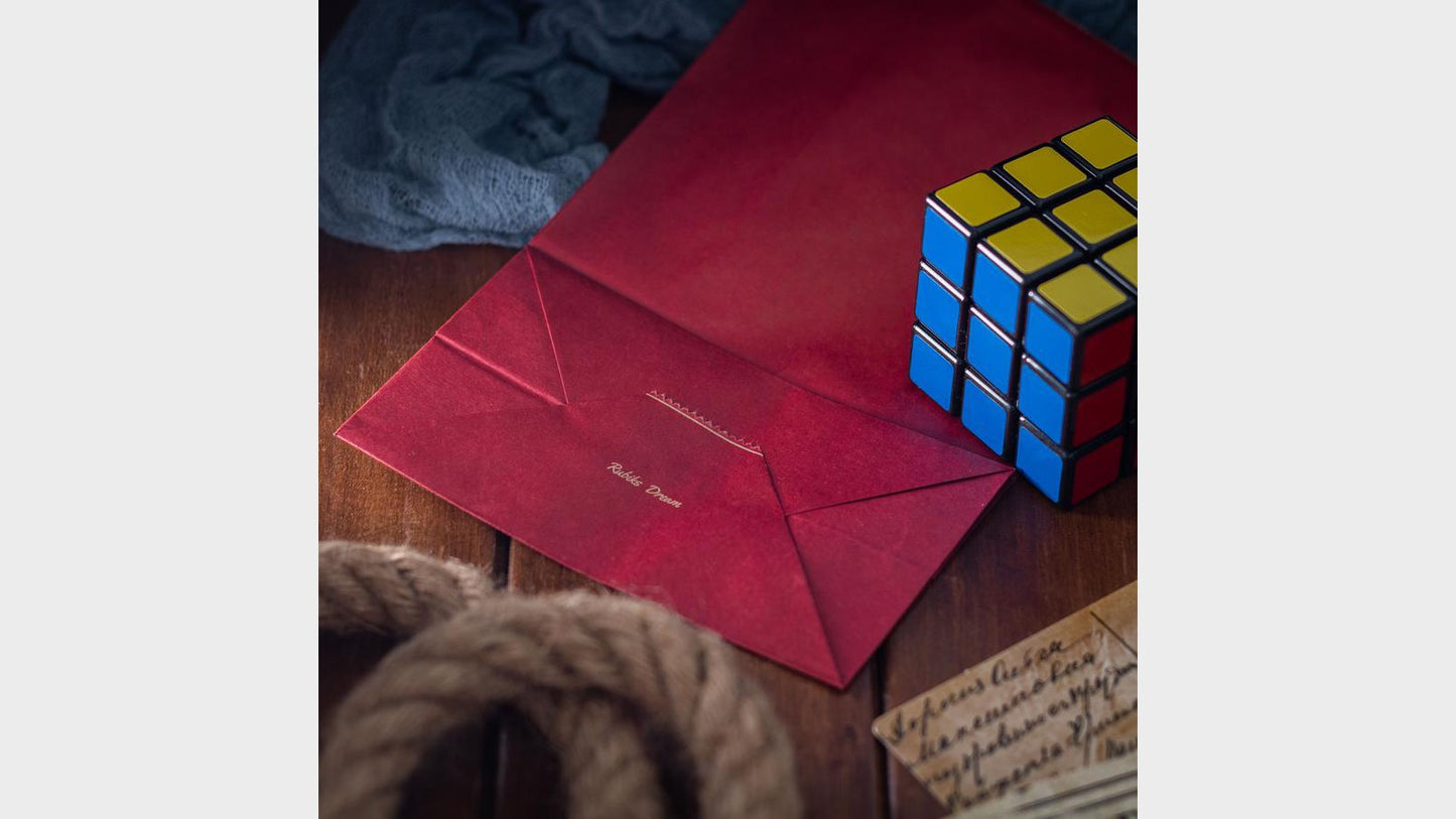 Bolsa de papel para Cube Tricks roja Henry Harrius Deinparadies.ch