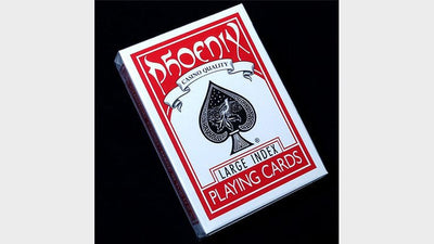 Cartes à jouer Phoenix Poker | Requin de cartes - Rouge - Requin de cartes