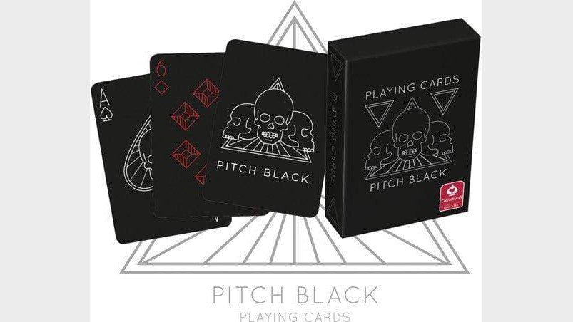 Pitch Black Skull Deck Magic Owl Supplies Deinparadies.ch