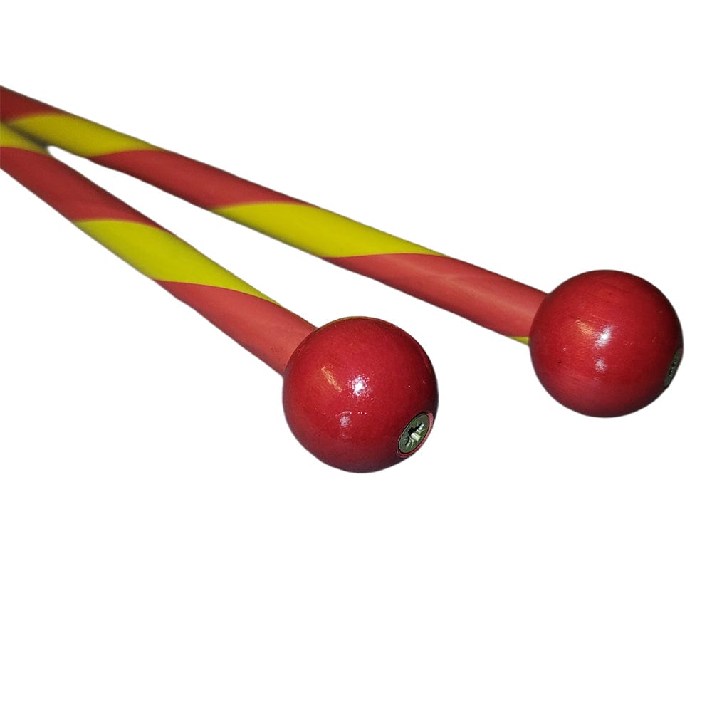 Giant soap bubble set (sticks, concentrate) - red/yellow - Deinparadies.ch