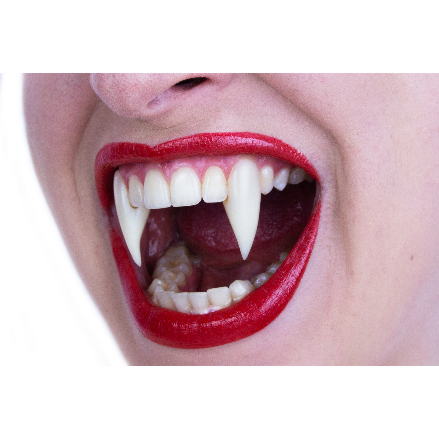 Dents de vampire épouvantail dent de sabre longue épouvantail à Deinparadies.ch