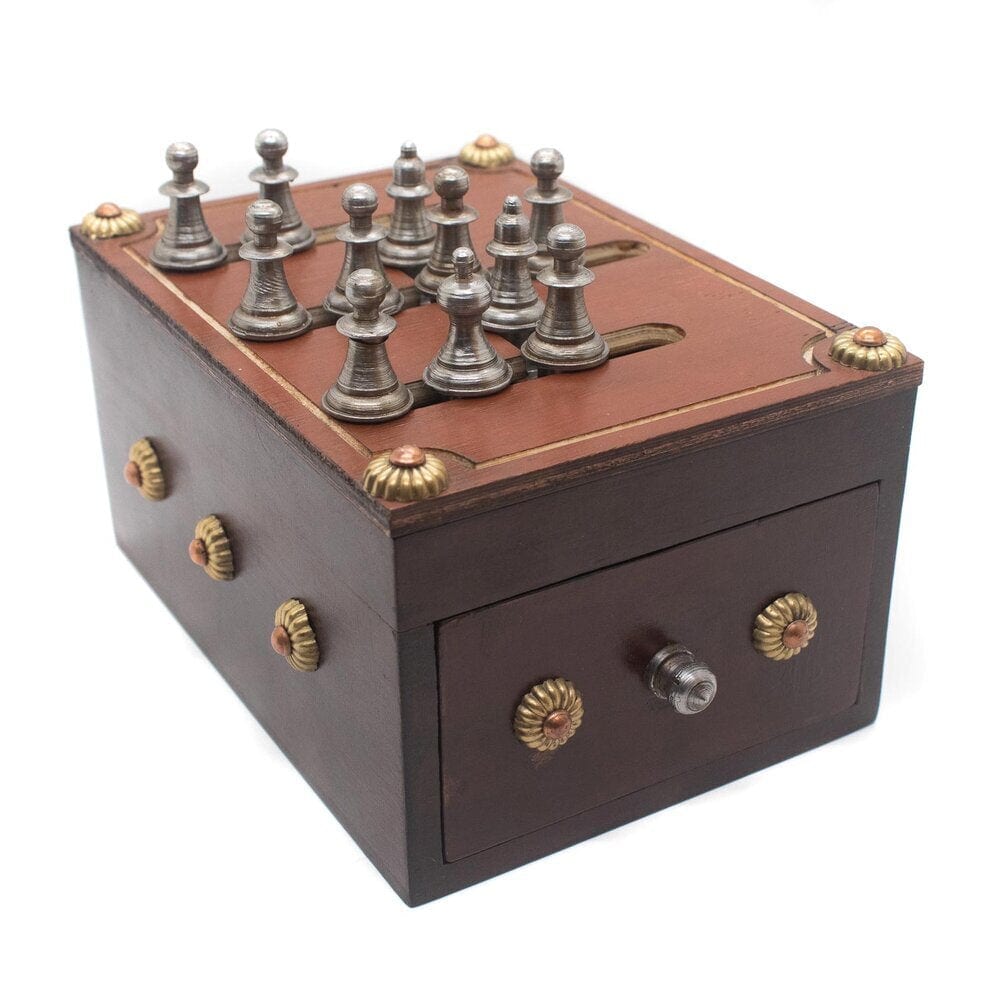 Jeu d'échecs en bois Trickbox Puzzles en bois à Deinparadies.ch
