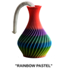 Vaso da preghiera americano | Vaso in corda | Bottiglia Genie - Arcobaleno Pastello - La magia di Murphy