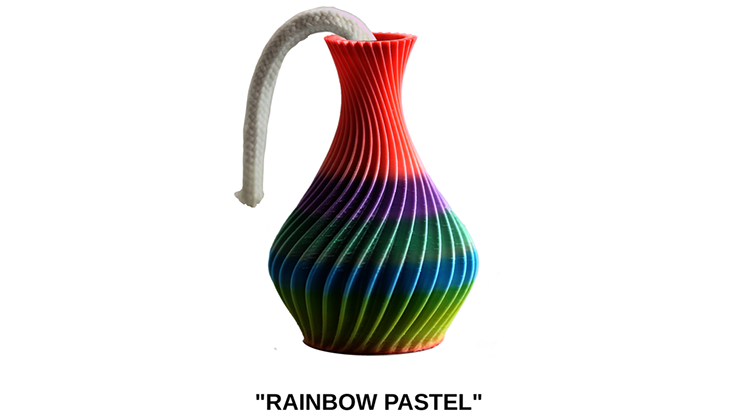 American Prayer Vase | Rope vase | Genie Bottle - Rainbow Pastel - Murphy's Magic