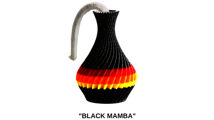 Vaso da preghiera americano | Vaso in corda | Bottiglia Genie - Black Mamba - La magia di Murphy
