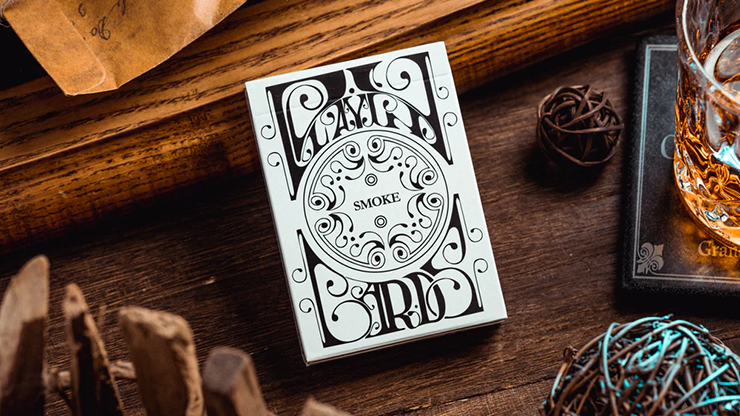 Smoke & Mirrors V8 Standard Edition Playing Cards - White - Dan & Dave