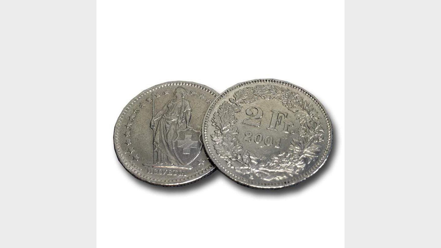 Split-Münze 2 Franken Roy Kueppers bei Deinparadies.ch