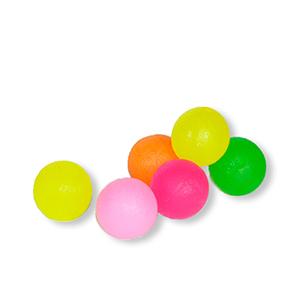 Balles en caoutchouc (balles rebondissantes) colorées UV 6 pièces JUWA à Deinparadies.ch