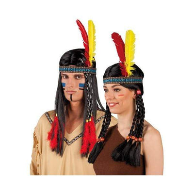 Stirnband Indianer mit Federn Deinparadies.ch bei Deinparadies.ch