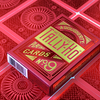 Tally Ho Circle MetalLuxe Playing Cards - Red - Murphy's Magic