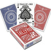 Cartes à jouer Tally-Ho Circle Back - 12 jeux (6 rouges/6 bleus) - Bicycle