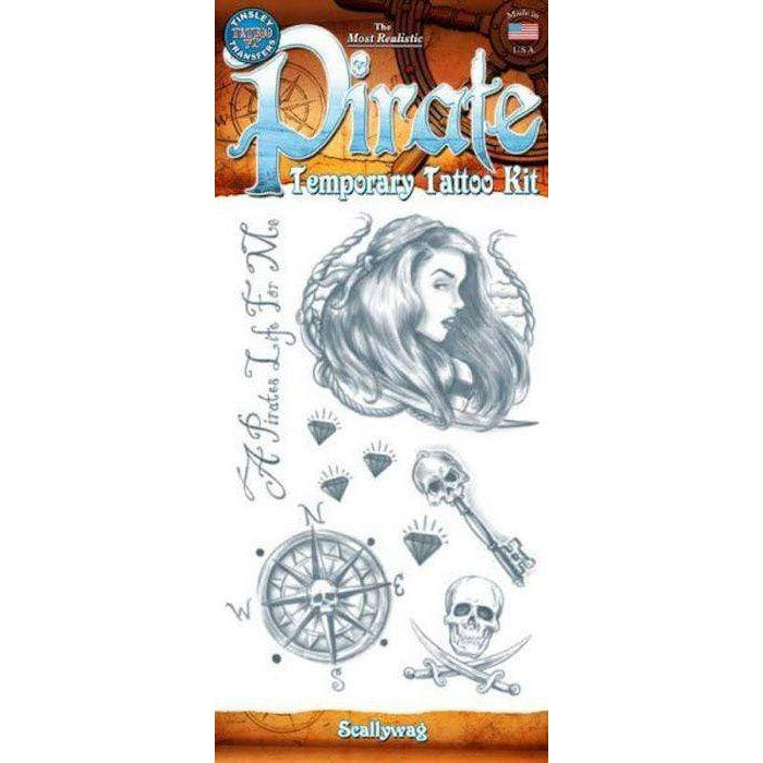 Kit de tatuajes Pirate Voyou | tatuajes temporales Tinsley en Deinparadies.ch
