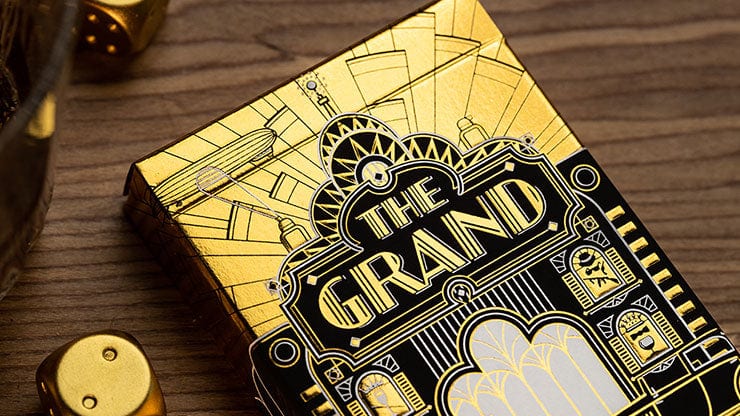 The Grand Playing Cards by Riffle Shuffle Gold Glamor Riffle Shuffle bei Deinparadies.ch