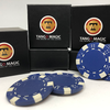 TUC Poker Chip and 3 Poker Chips | Tango Magic - Blue - Murphy's Magic