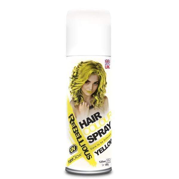 UV Haarspray Gelb 125ml Paintglow bei Deinparadies.ch