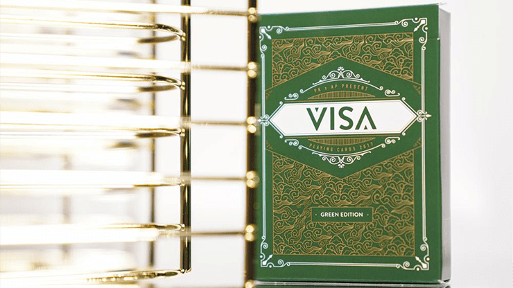 Visa Deck Green by Patrick Kun Magic Owl Supplies Deinparadies.ch