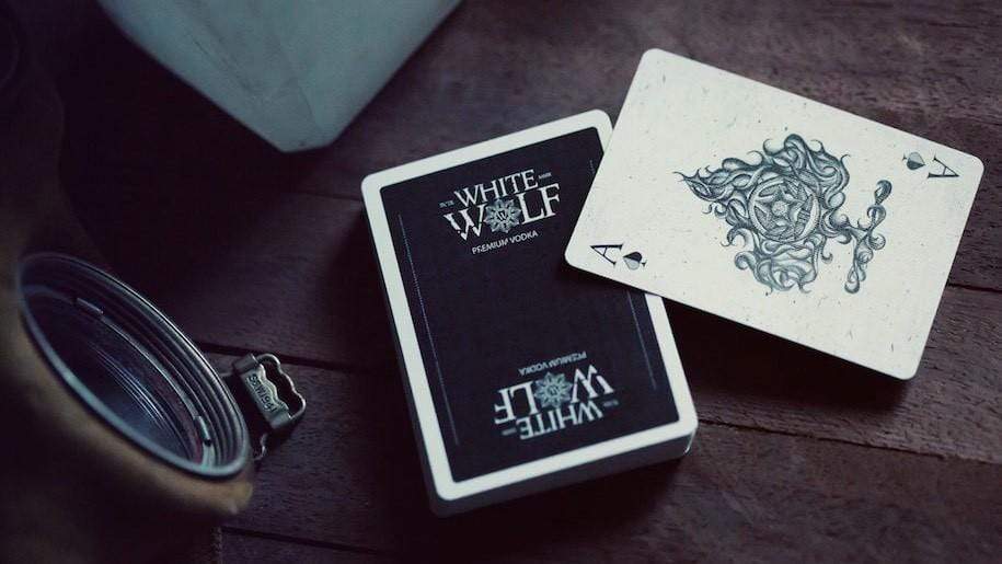 White Wolf Vodka Playing Cards Ellusionist at Deinparadies.ch