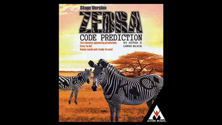 Zebra Code Prediction Bühnenversion von Astor Astor Magic bei Deinparadies.ch